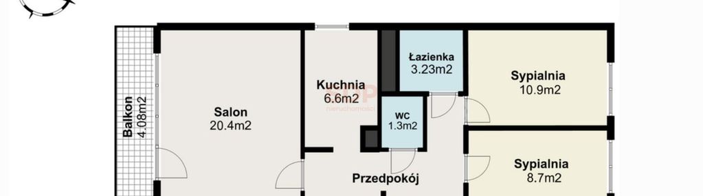 Mieszkanie blisko metra | 60 m2 | 3 pok