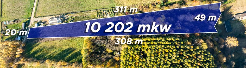 Działka z bijącym źródłem i kawałkiem lasu