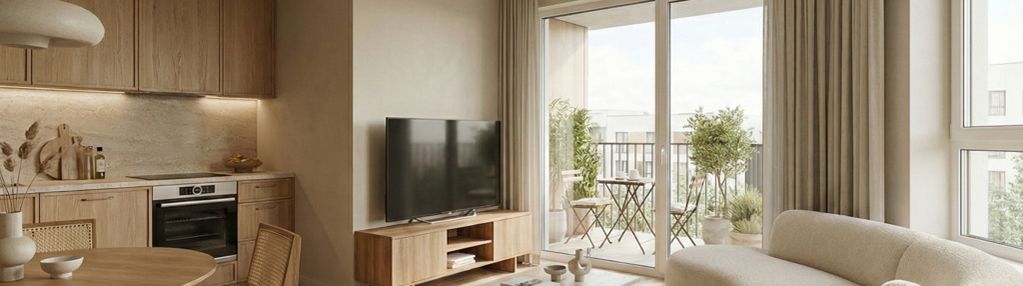 1 lub 2 pokoje - w rytmie 15-minutowego miasta