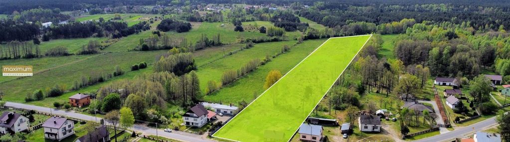 Działka budowlana 43 m szer. | 2,15 ha | bidaczów