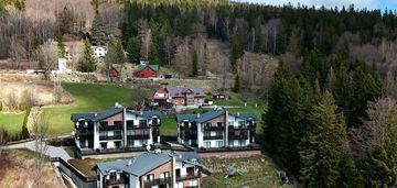 Apartament z pięknym widokiem na karkonosze