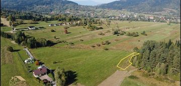 Działka rolna 1319 m² – sopotnia mała, beskid żywi