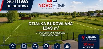 Działka gołąbek koło siedlec, pozwolenie na budowę