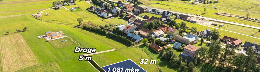 Działka budowlana – harklowa, gm. nowy targ