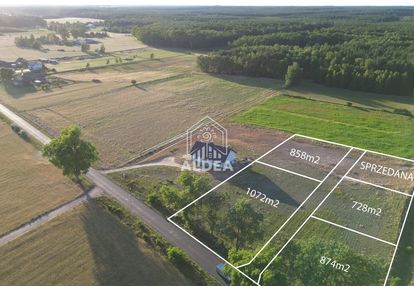 Działki budowlane blisko bydgoszczy 728-1072m2