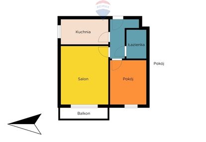 2 pokoje z balkonem bałuty – do własnej aranżacji