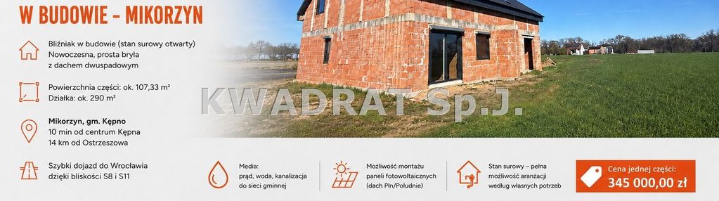Bliźniak w budowie - mikorzyn