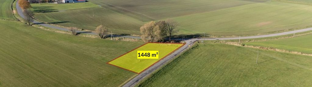Działka budowlana dzielna 1448m2