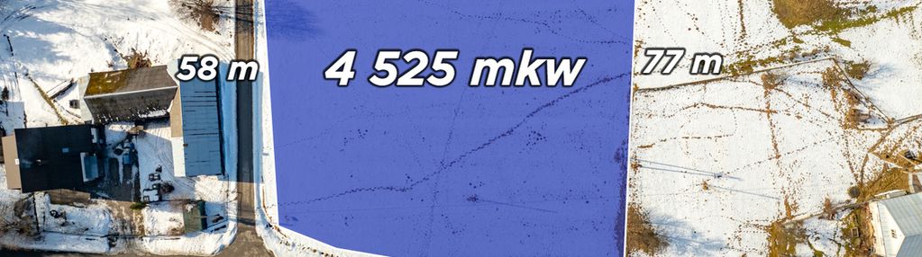 Działka budowlana wysoka, gmina jordanów