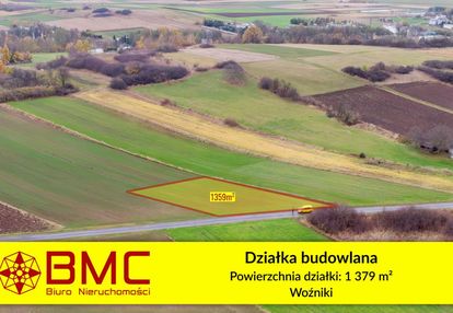 Działka budowlana woźniki 1379m2