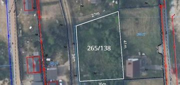 Działka budowlana 1000m2, nowe grochale