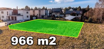 Działka budowlana 966 m2 rybnik niedobczyce