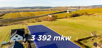 Działka budowlana 3392 m² – nowy targ, os. niwa