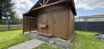 Działka rod – 3,3 ara | domek | wc | media