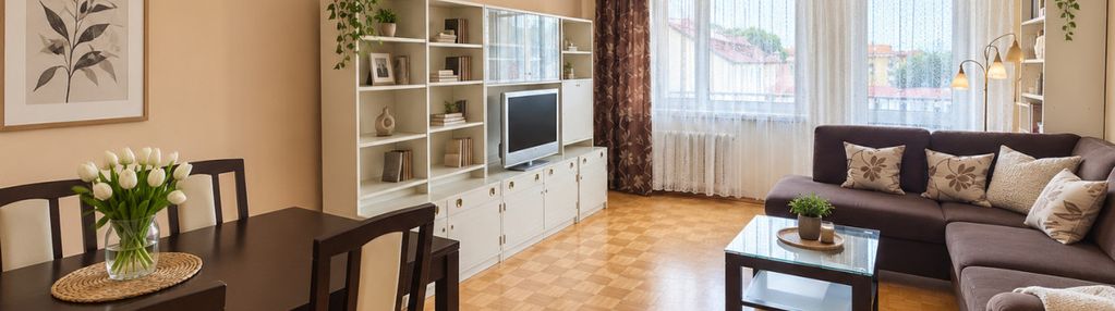 Przestronne mieszkanie - 3 pokoje - oś generałów