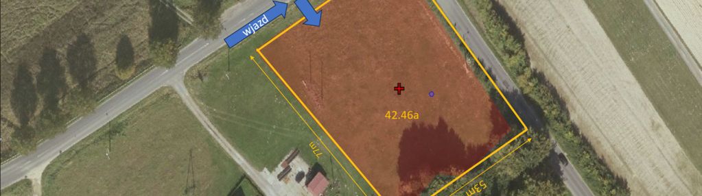 Działka budowlana 42.46a - dylągówka