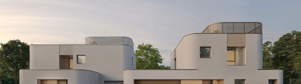 Dom na modernistycznym osiedlu