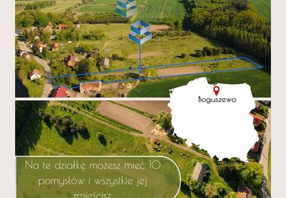Duża działka boguszewo zmieścisz wszystko.