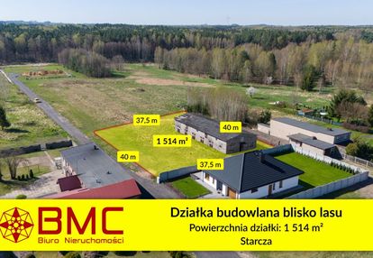 Działka budowlana 1514m2- starcza, gm starcza