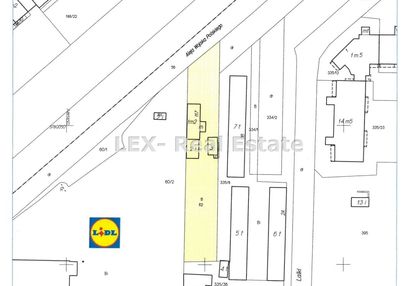 Działka inwestycyjna 870m obok lidla w pruszkowie.