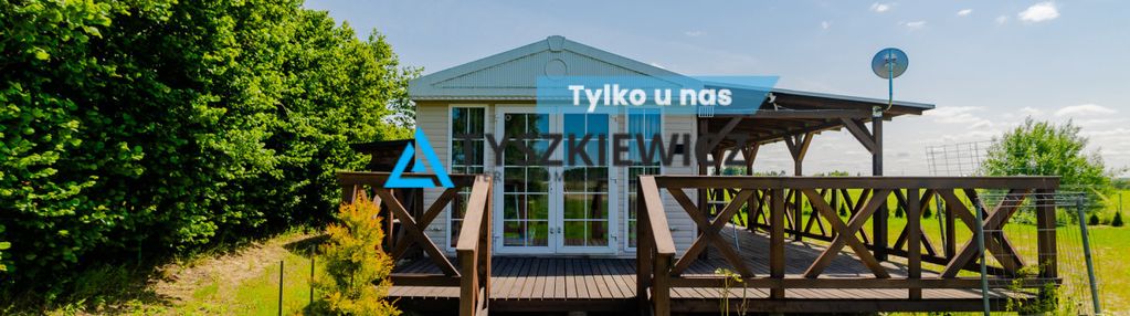 Działka budowlana z pięknym domkiem całorocznym!