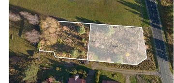 Działka budowlana 1282 m² | nożyno