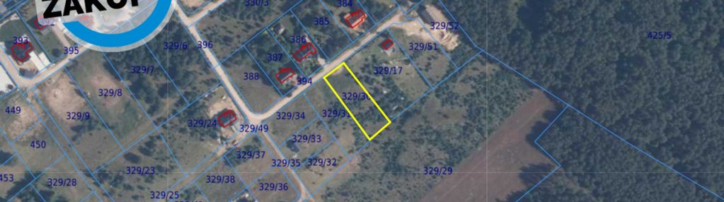 Prąd na działce | woda tuż przed | ogród od płd