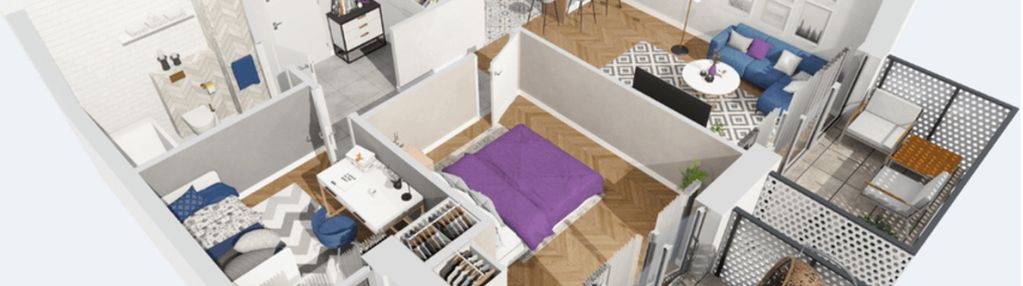 Miasteczko siewierz jeziorna 3 pokoje 2 balkony