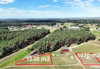 Działki na osiedlu przy lesie/pow. 1538 m2,1070 m2