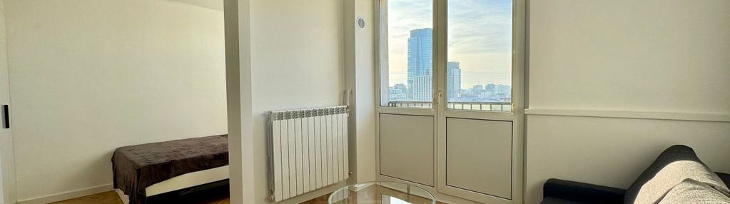 2 pokoje, hala mirowska , rondo onz | 15 piętro |