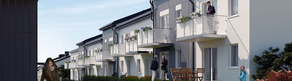 Trzypokojowe mieszkanie z ogrodem, borkowo