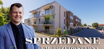 Mieszkanie z ogródkiem na zamkniętym osiedlu.