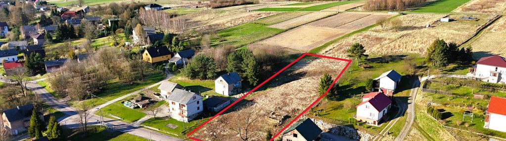 Działka budowlana z mediami blisko krzeszowic