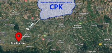 Dla inwestora - teren 1,5ha w sąsiedztwie cpk