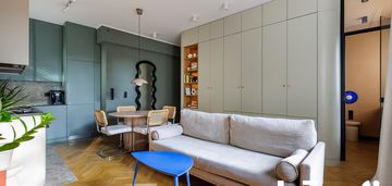 Designerskie dwa pokoje obok metra