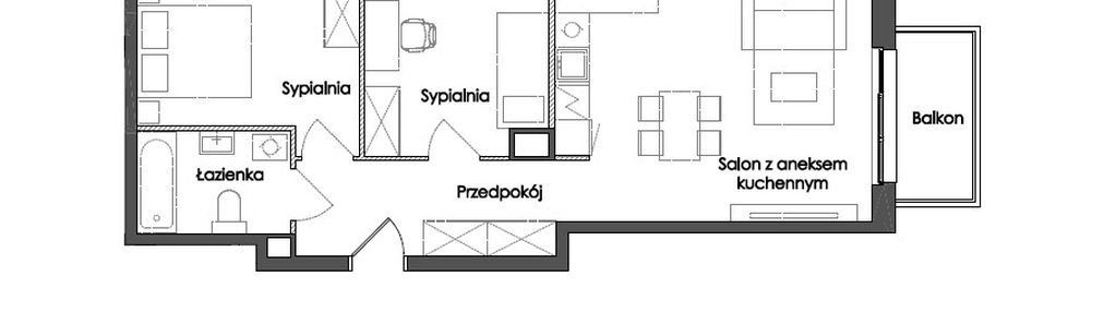 3 pok. / blisko morza