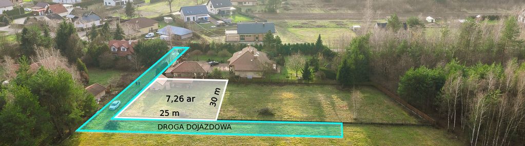 Wola chorzelowska | 7,26 a | ogrodzenie | wz