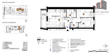 Czechów / mieszkanie 56m2 / trzy pokoje / nowe