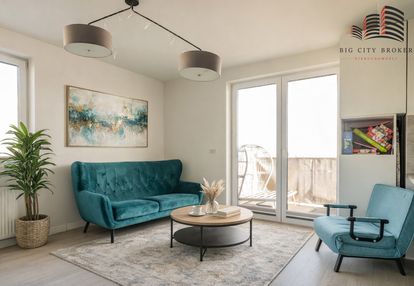 Nowoczesne mieszkanie z dużym balkonem