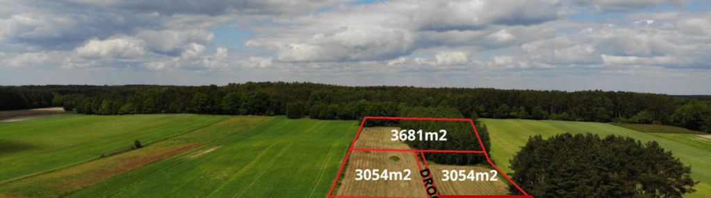 Malownicze działki w miejscowości zielone