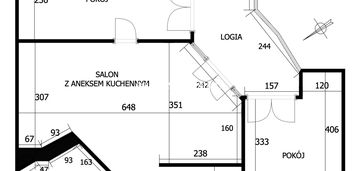 3 pokoje - stare miasto - krowoderska - 54,2m2