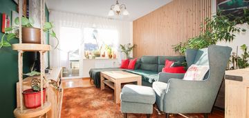 72,40m|3pok|moniuszki|balkon|piwnica|sieć miejska