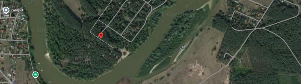 Urokliwa działka rekreacyjna 150 m od bugu