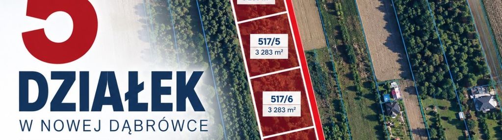 Na sprzedaż - nowa dąbrówka, gm. kotuń, 3283 m²
