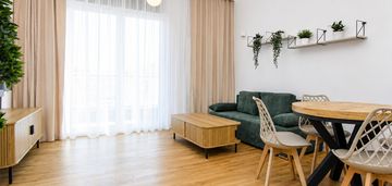2 pokoje z dużą loggią|klimatyzacja|pierwszy najem