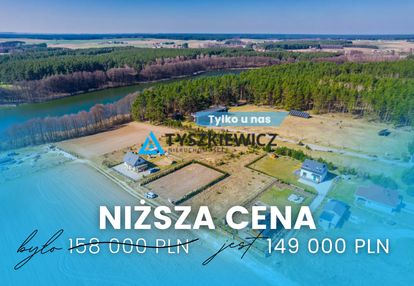 Działka z projektem domu blisko jeziora gm. cekcyn