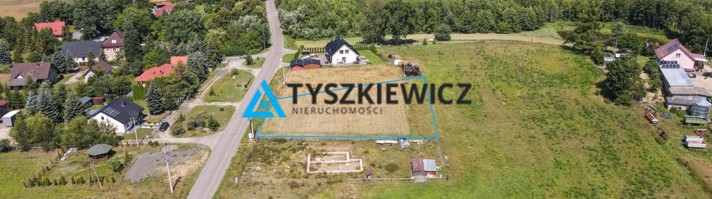 Duża działka budowlana w starym lesie