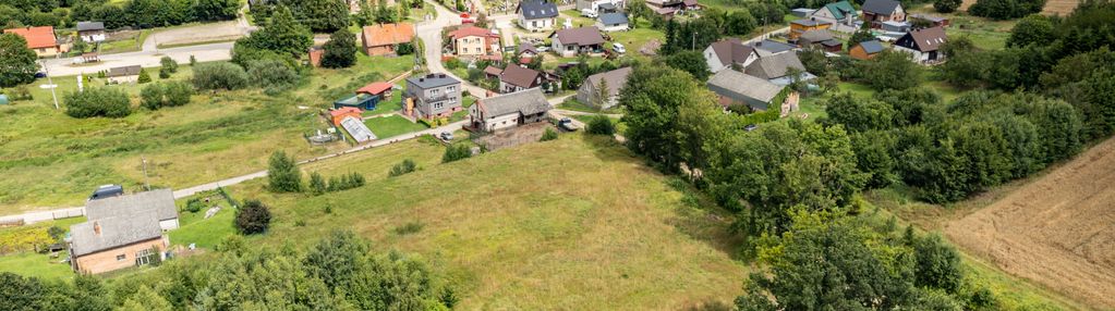 Działka budowlana mechowo - media w drodze