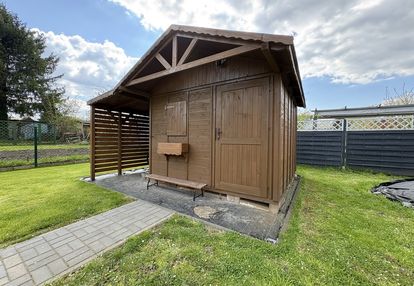 Działka rod – 3,3 ara | domek | wc | media
