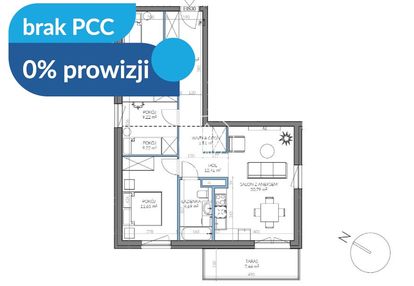 4 pokoje na kapuściskach - 0% prowizji